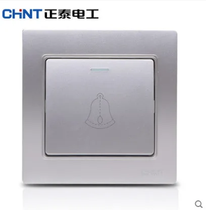 CHNT 86 Тип переключатель панели NEW7L три цвета розетка панель для дверного звонка|panel