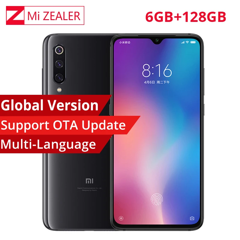 Глобальная версия Xiaomi mi 9 смартфон 6 39 дюймов ГБ ОЗУ 128 Гб ПЗУ Snapdragon 855