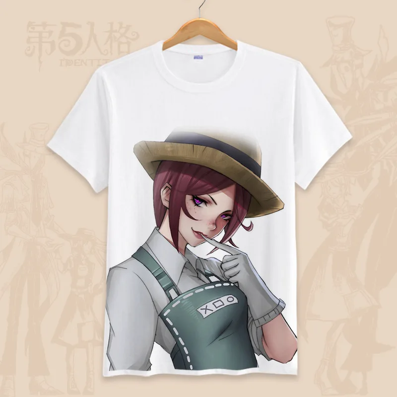 Identity V T-Shirt Multi-style Short Sleeve Shirts for Women Men Summer Casual Tops Tees | Мужская одежда