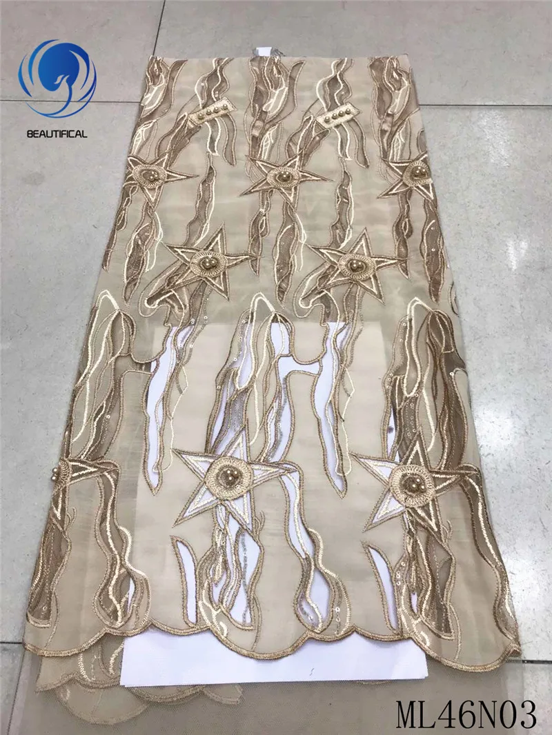 

BEAUTIFICAL cheap lace fabrics lace fabric for wedding dress african lace fabric 2019 high quality with free shipping ML46N03
