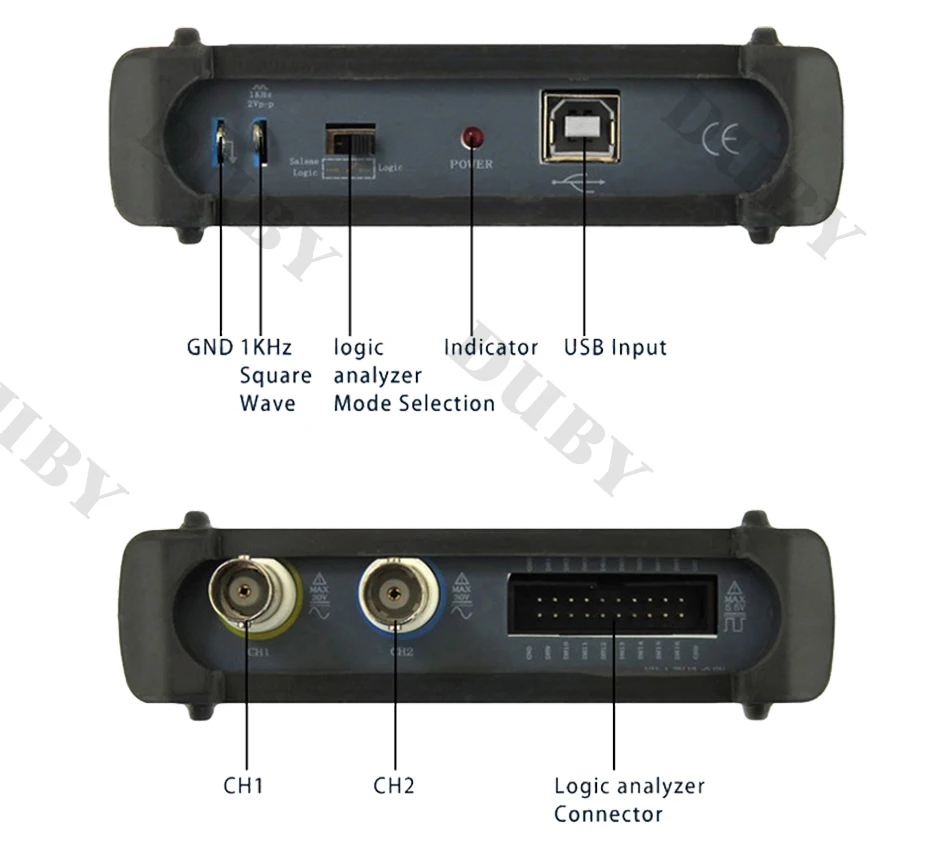 ISDS205C обновленная версия MDSO-LA ПК USB аналоговый Виртуальный осциллограф 16 Канальный Логический анализатор пропускная способность 20 м анализ цепи FS