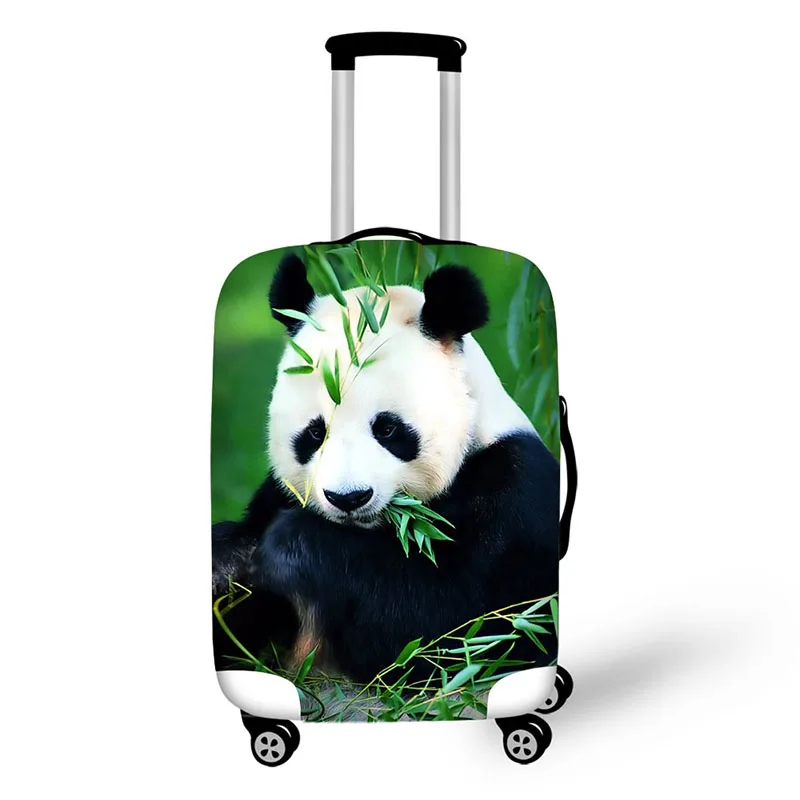 3D Animal panda Print Protective Baggage Cover For 18-30 Inch Trolley Suitcase Elastic Waterproof Travel Luggage Cover