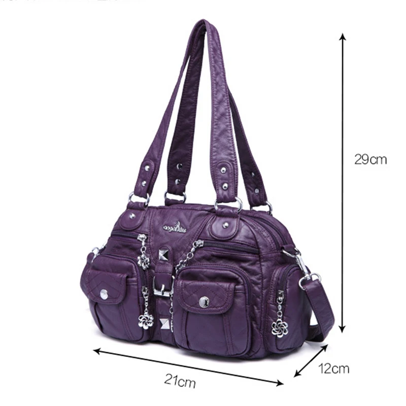 New Women high quality PU Leather Multifunction Hobo Bag Design Female Leisure Large Shoulder Bags Lady Shopping Casual Handbag | Багаж и