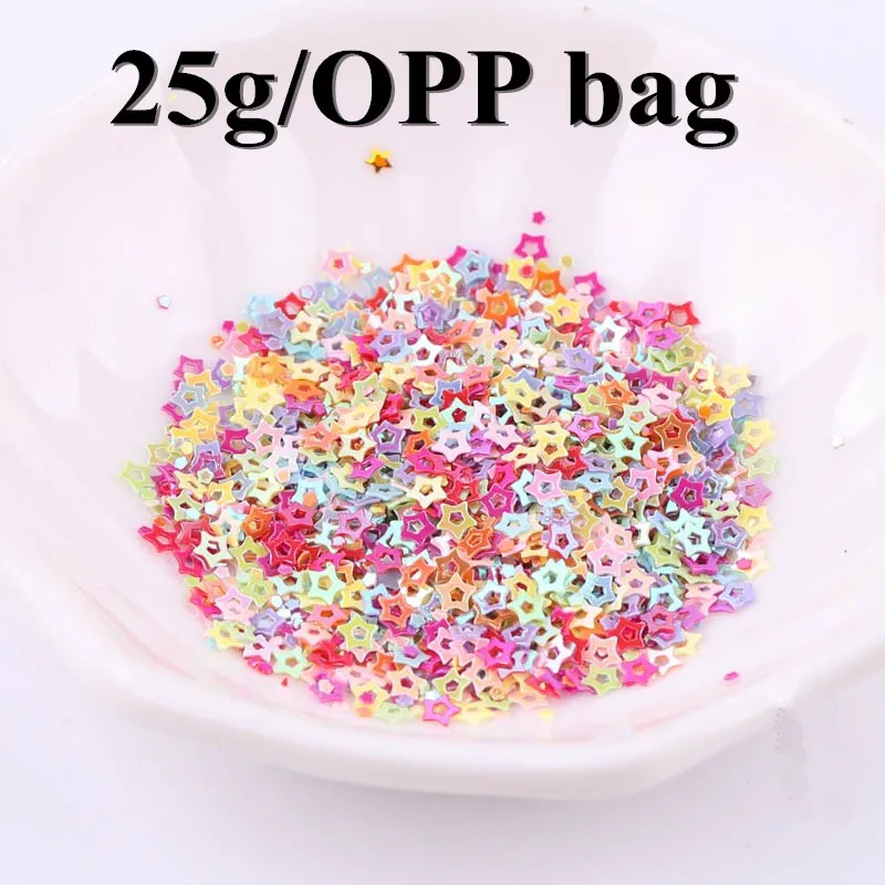 star 2 mixed color 25 г 3 мм многоцветный сердце свободные блестки для дизайна ногтей маникюр пудра с эффектом блеска DIY ювелирные украшения, товары для вечеринки 12 видов цветов/лот - Цвет: star 2 mixed color