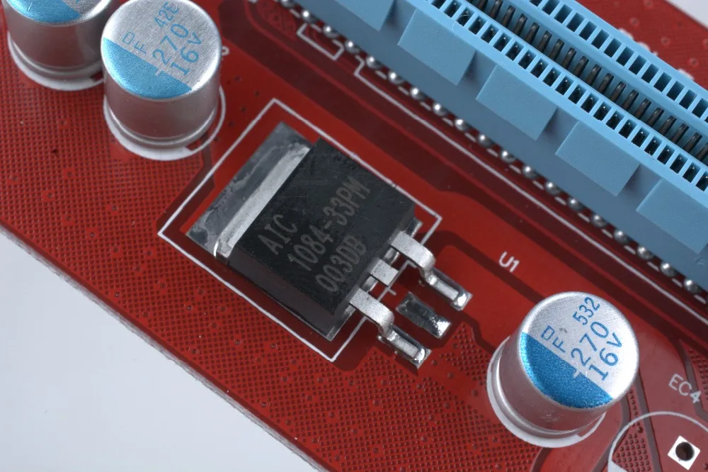 PCI E Express 1x к 16x расширитель переходника карта с 50/60 см USB 3 0 кабель питания для