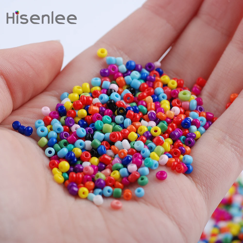 Hisenlee (1500 шт. = 1 партия!) свободные 3 мм Разноцветные чешские Мини стеклянные