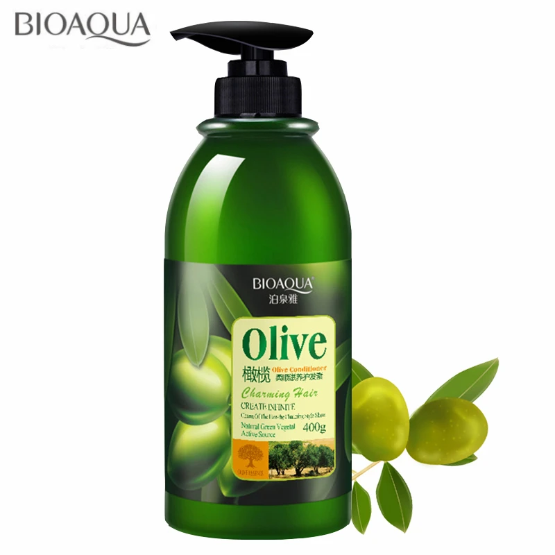

BIOAQUA Olive Supple Hair Conditioner Deep Repair Damaged Dry Frizz Hair Nourishing Moisturizing Smooth Hair Care Products 400ML