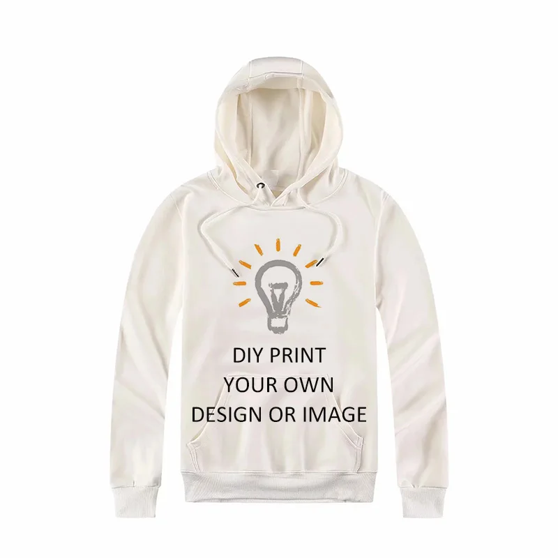 

Men Long Sleeve Hooded Sweatshirts Customized Printing Your Own Design Pullovers Casual Sweatshirts Jacket Mens Sportswear