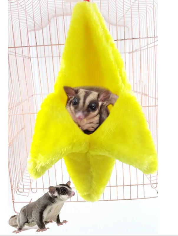 Домашние птицы утолщение теплое тканевое гнездо фланелет хижина банан дом|pet