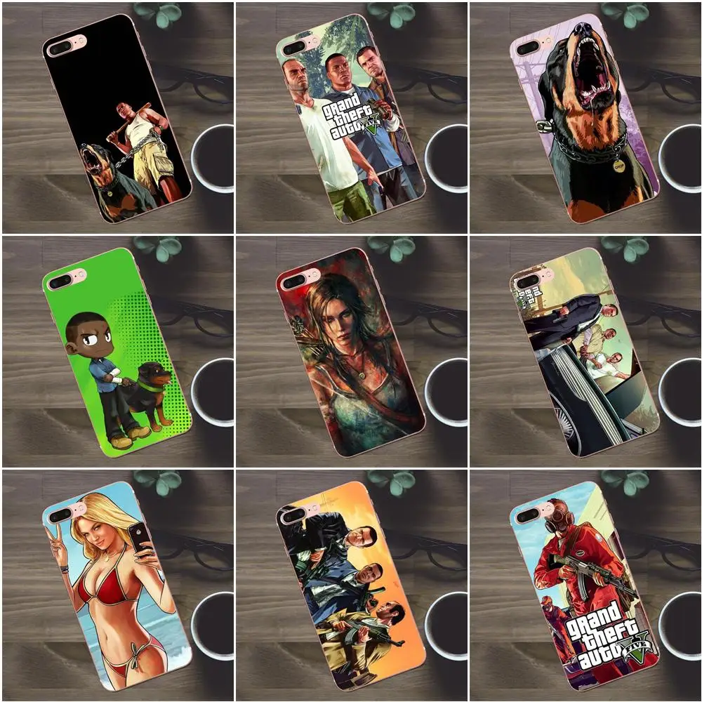 Мягкий чехол Bixedx из Gta V 5 для Huawei G8 Honor 5C 5X 6 6X 7 8 9 Y5II Mate P7 P8 P9 P10 P20 Lite Plus 2017 | Мобильные