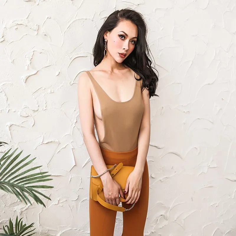 

Сексуальное боди, трико, летняя пляжная майка, женский комбинезон с открытой спиной, костюм для пляжа