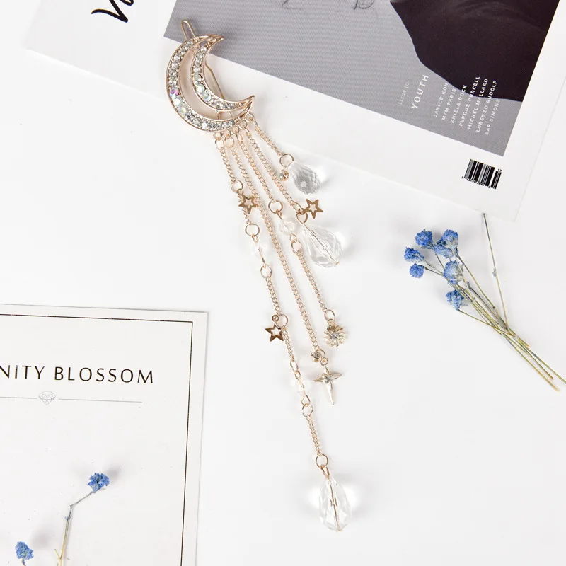 PINKSEE романтическая Милая фотосессия Луна Звезда для женщин Подвеска ювелирные