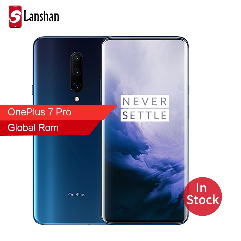 Оригинальный смартфон OnePlus 7 Pro 8G 256G 6 67 ''Snapdragon855 48MP камера с жидким AMOLED дисплеем