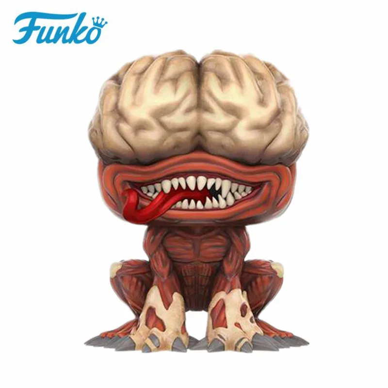 Licker-no box-158 Funko Pop regient Evil#157 Nemesis#156 Leons#155 Джил#158 Экшн фигурки игрушки День рождения Bobble Head Q Edition подарок - Цвет: Licker-no box-158