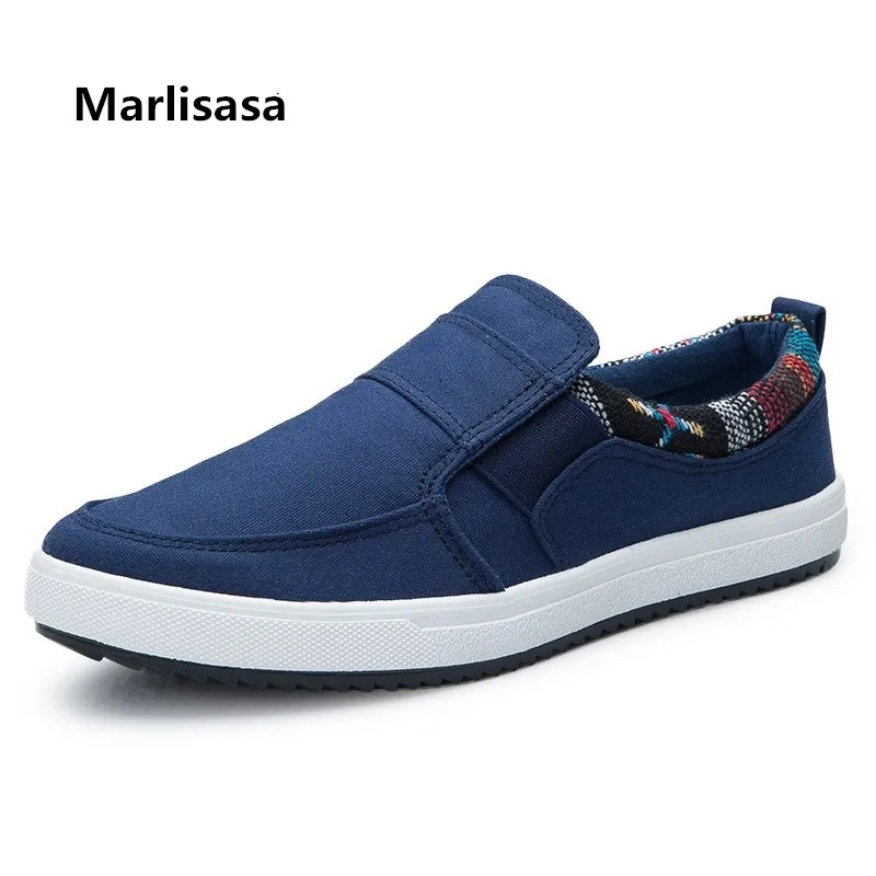 

Marlisasa Male Fashion Comfortable Spring Slip on Canvas Shoes Men Casual Anti Skid Shoes Cool Shoe Chaussures Pour Hommes F2354