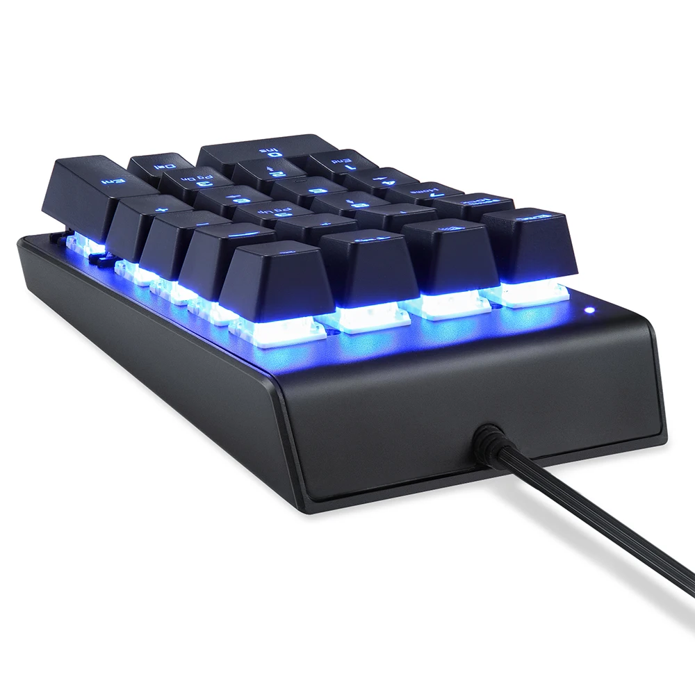 MOTOSPEED K22 USB Проводные 22 клавиши Механическая цифровая клавиатура переключатели
