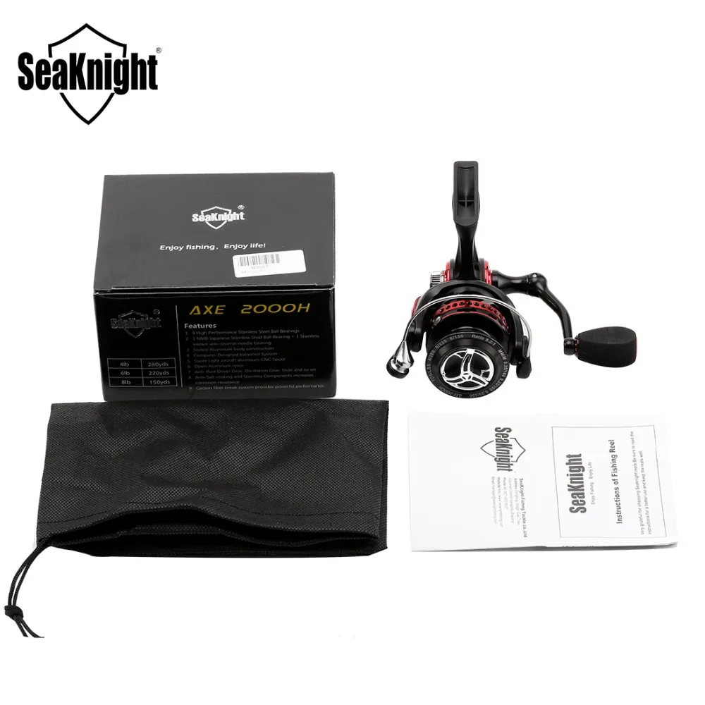 Новинка SeaKnight AXE 2000H 6 2: 1 полностью металлическая Водонепроницаемая