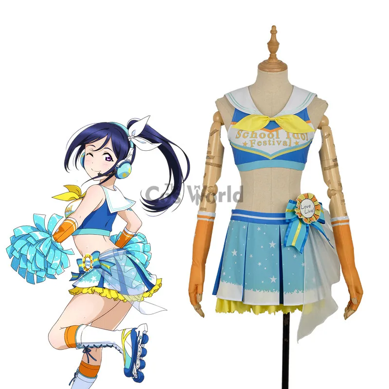 Милый! Солнечный свет! Aqours матсура канань черлидеров матросов костюм платье