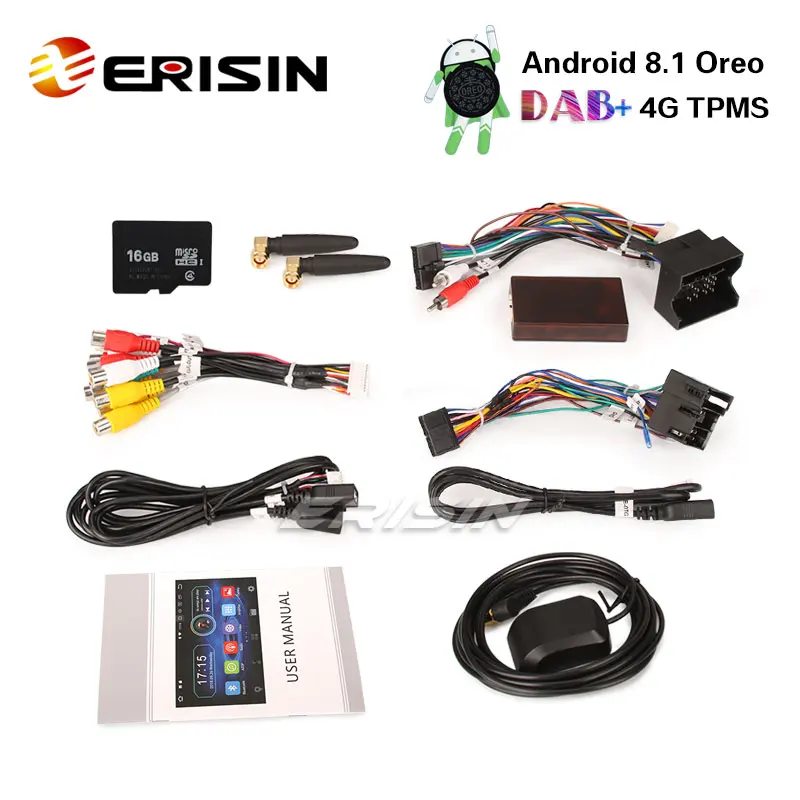 Erisin ES3960PG 7 &quotAndroid 8 1 автомобильный стерео DAB + gps DVR SWC для OPEL Vauxhall Corsa Zafira Astra Signum Meriva |