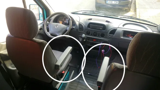 

Good quality stepless adjustable car armrests auto arm rest RV MPV caravan seat black grey armrests sold for pair