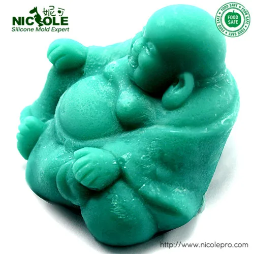 3D форма Nicole Buddha для резьбы в виде соли силиконовая мыла|soap moulds|silicone soap mouldsclay mold |