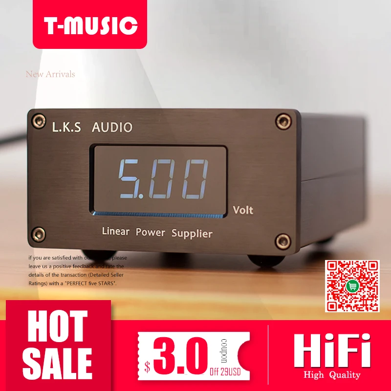LPS-25-USB 25W 5V линейный источник питания с низким уровнем шума для усилителя DAC |