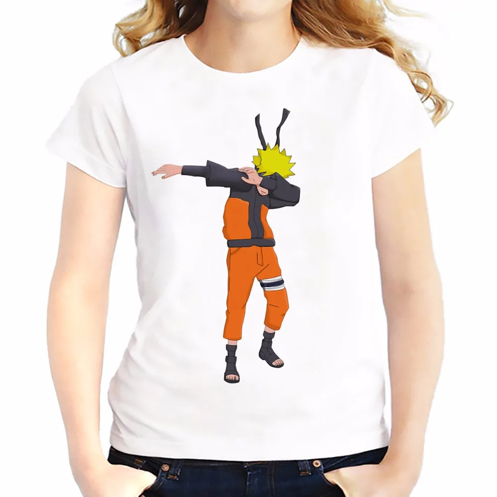 Забавные футболки Dabbing Shinobi ниндзя женская летняя новая Повседневная белая