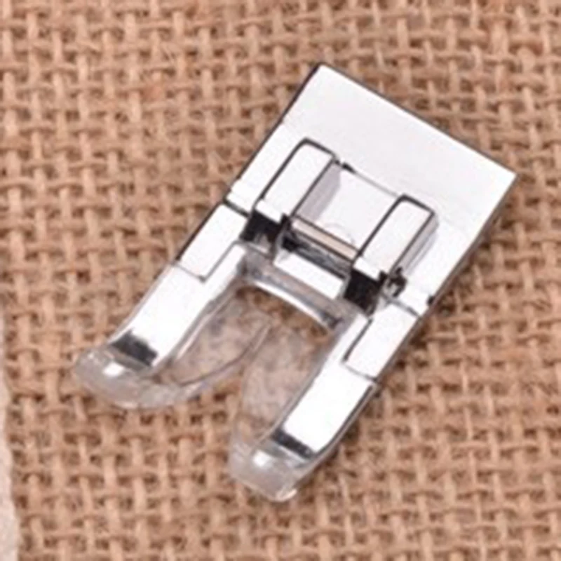 

1pc Satin Stitch Interlaced Letter Sewing Presser Foot for Sewing Machines Metal Plastic Seam seam Patchwork Sewing Machine Foot