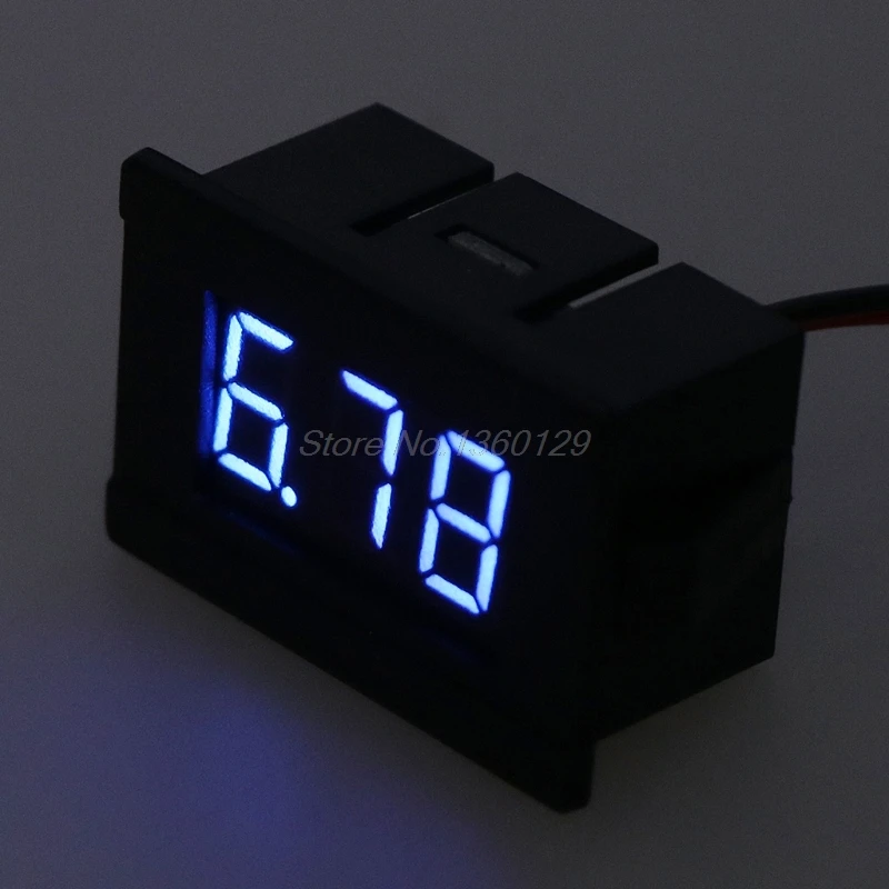 

0.36 Inch DC 4.5-30V LED Mini Digital Voltmeter LED Display Volt Meter Gauge Voltage Panel Meter 2 wires Oct23 Dropship