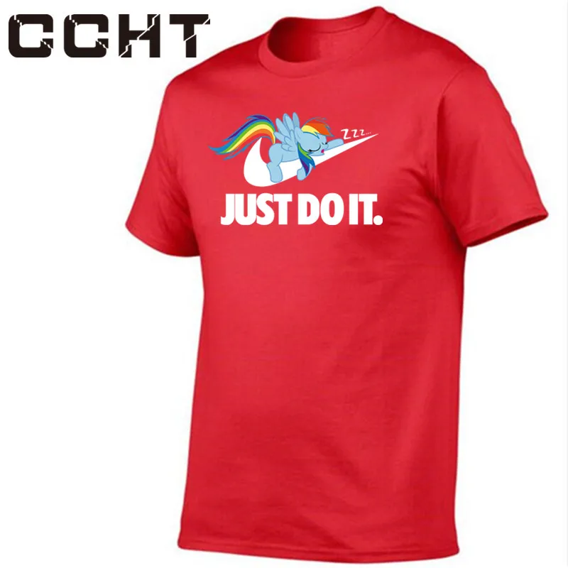 Pokemon футболка реальности игры Snorlax Just Do it позже забавная мужская одежда camisetas hombre с
