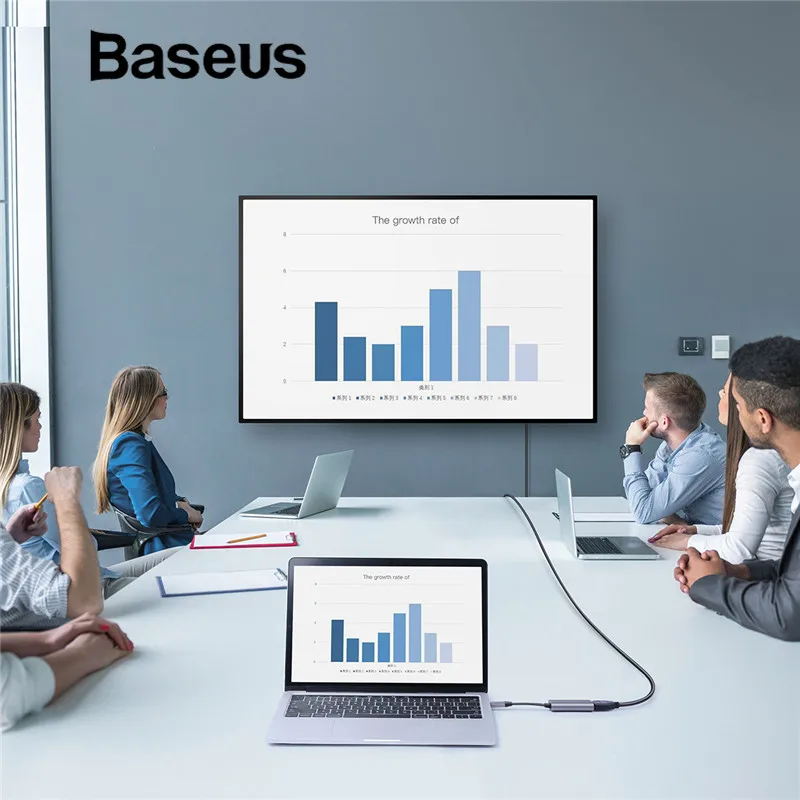 Baseus 2 в 1 usb type C 3 0 hub для типа до 4 HDMI + PD 60 W flash charger OTG конвертер совместимых устройств
