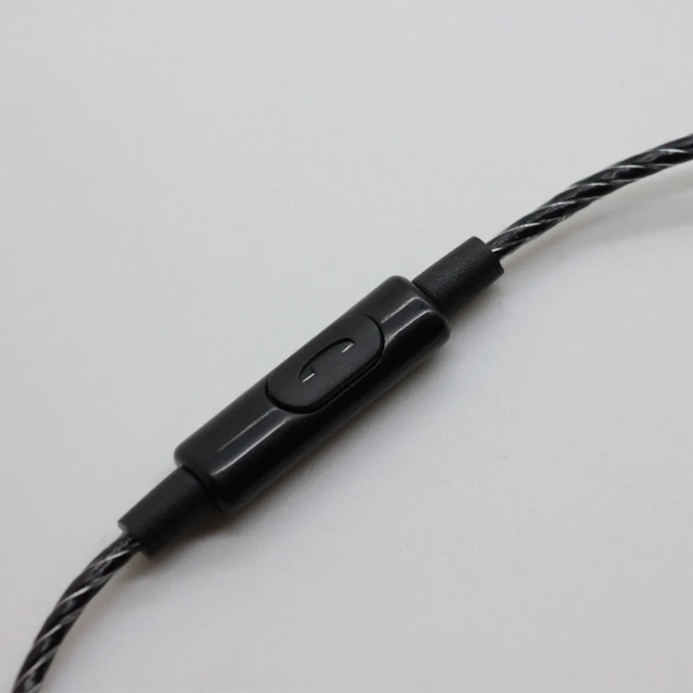 MMCX SE215 Cable with MIC Single Crystal Copper Wire Detachable Cords for Shure SE215 SE315 SE425 SE846 Earphone Cable (art.: 7a072e056) - 7a072e056