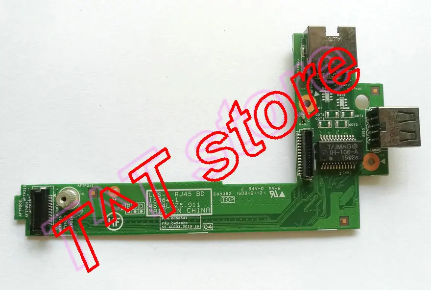 Оригинальный L440 ноутбук Ethernet порт USB LAN плата LOS 1 RJ45 BD 04X4820 0C58541 тест хорошая