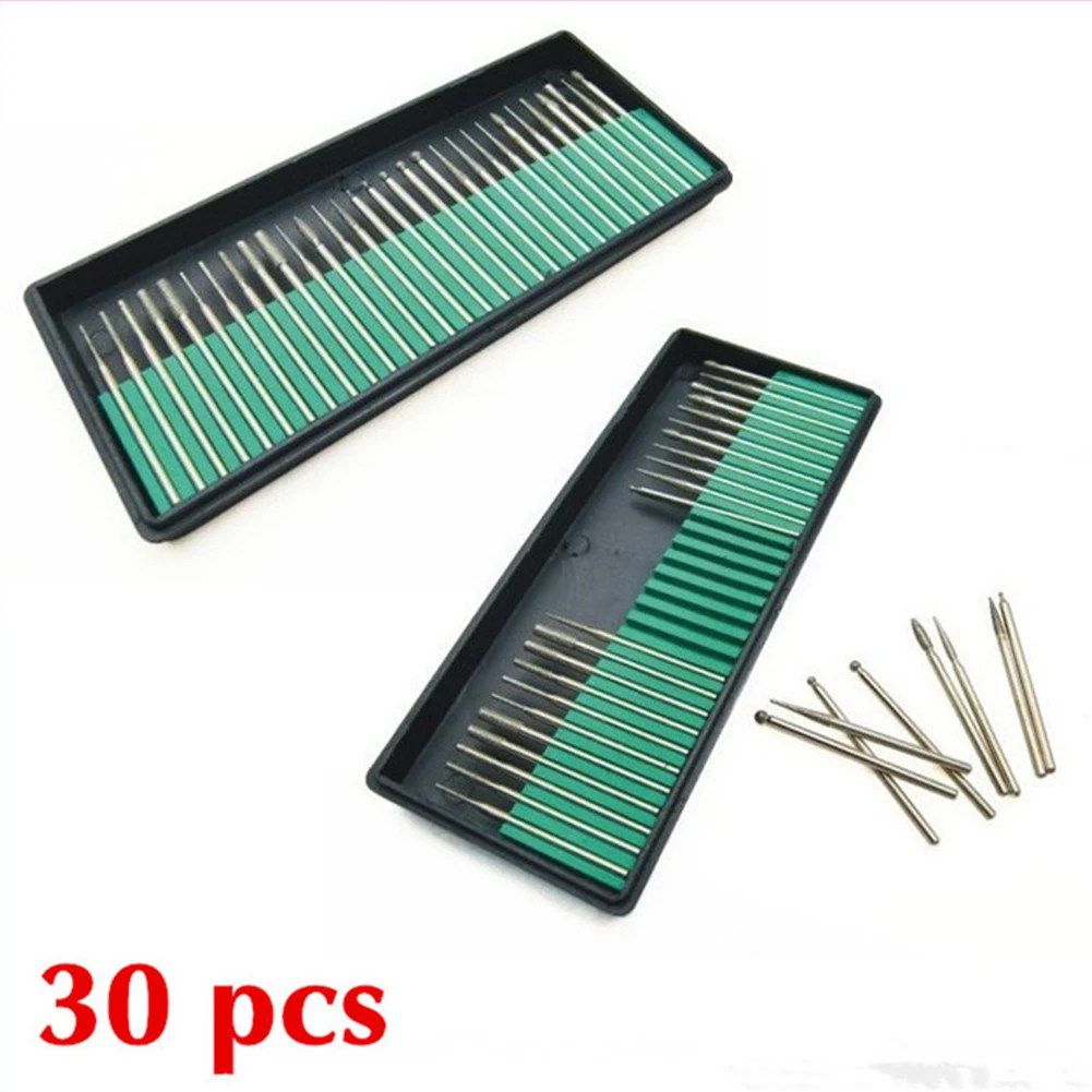 30Pcs Nail Art Electric Drill Bits Polishing Grinding Replacement Manicure Pedicure Machines Set Tool | Красота и здоровье