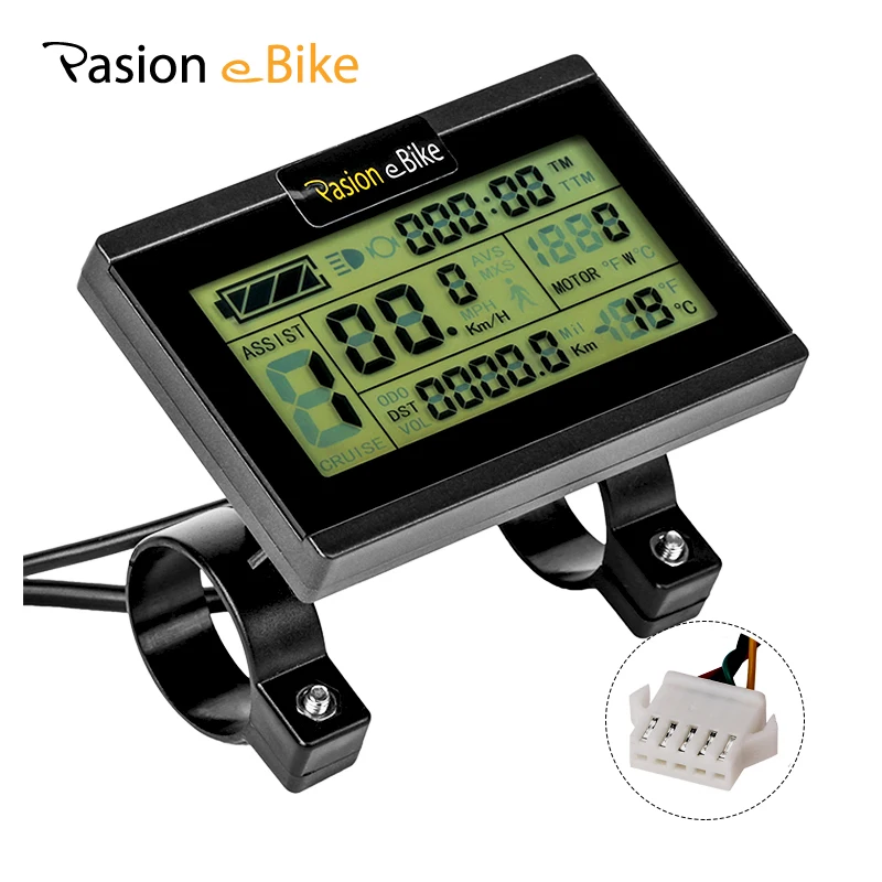 Электрический велосипед дисплей e-Bike KT LCD3 дисплей для контроллер KT 24V 36V 48V e велосипед дисплей для электрического велосипеда