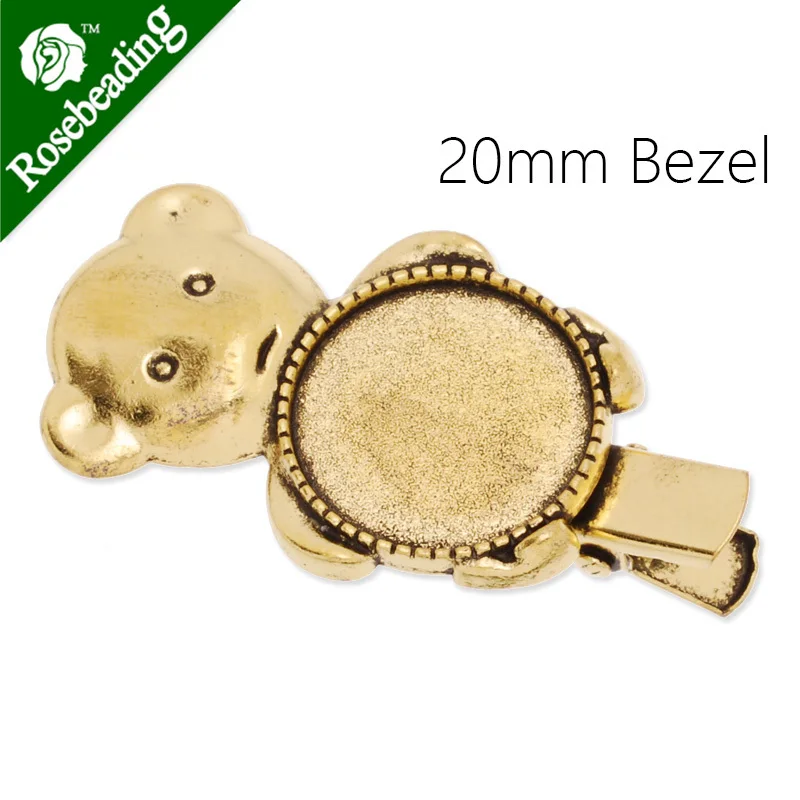 

20mm anqitue gold plated haip clip,bear,hairpin,zinc alloy,lead and nickle free,sold by 10pcs/lot-C4056