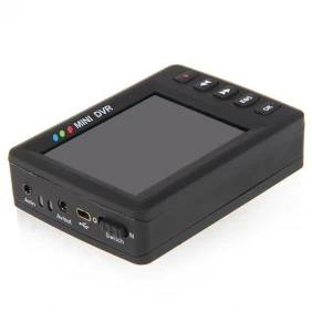 Портативный мини видео Модернизированный Angel Eyes AV выход автомобильный DVR-черный |