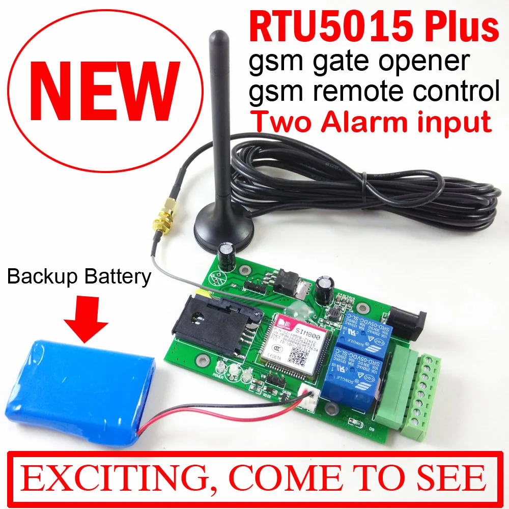 HUOBEI RTU5015Plus GSM Открыватель двери пульт дистанционного управления с SMS