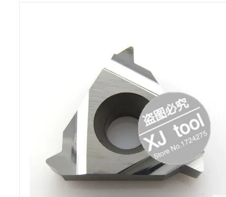 

Free Shipping 16ER 2.0ISO Indexable NO Coating Tungsten Carbide Threading Lathe Inserts Working on Aluminum Alum