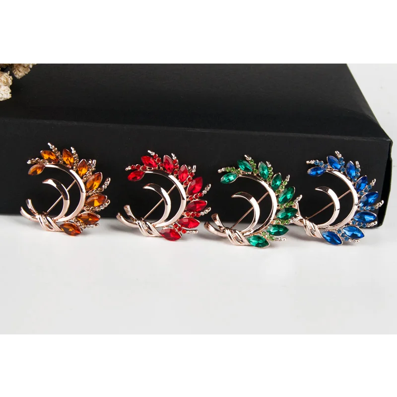Роскошные Высокое качество Стразы Кристалл броши ювелирные изделия для Для