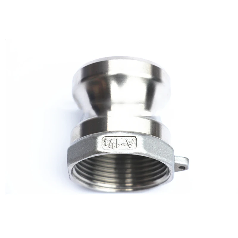 3/4 &quotBSP Женская нить x 32 мм OD Camlock 304 нержавеющая сталь A Тип пробка Cam замок штуцер