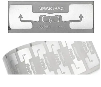 Бренд smartrac rfid оригинальный производитель dogbone monza чип impinj r6 uhf этикетка наклейка