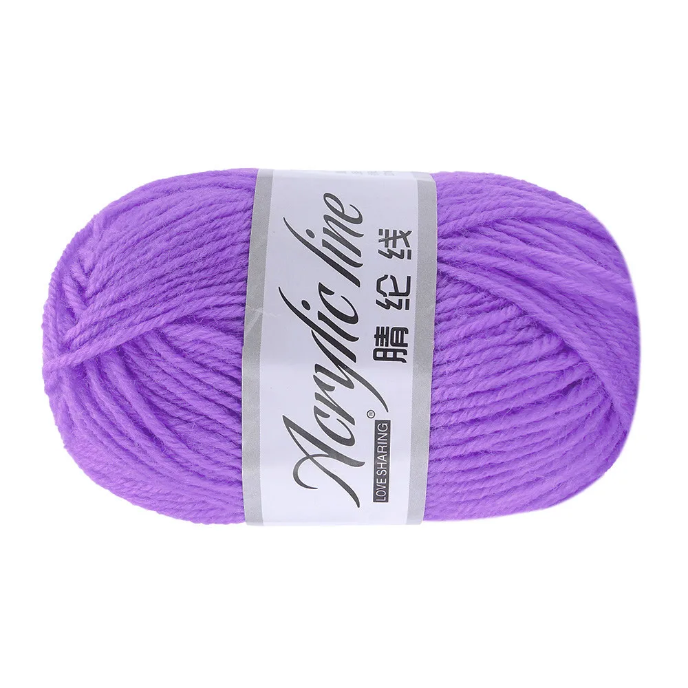 Пряжа для вязания шерсти Вязание крючком хлопковые нитки 50 г толстый ровинговый