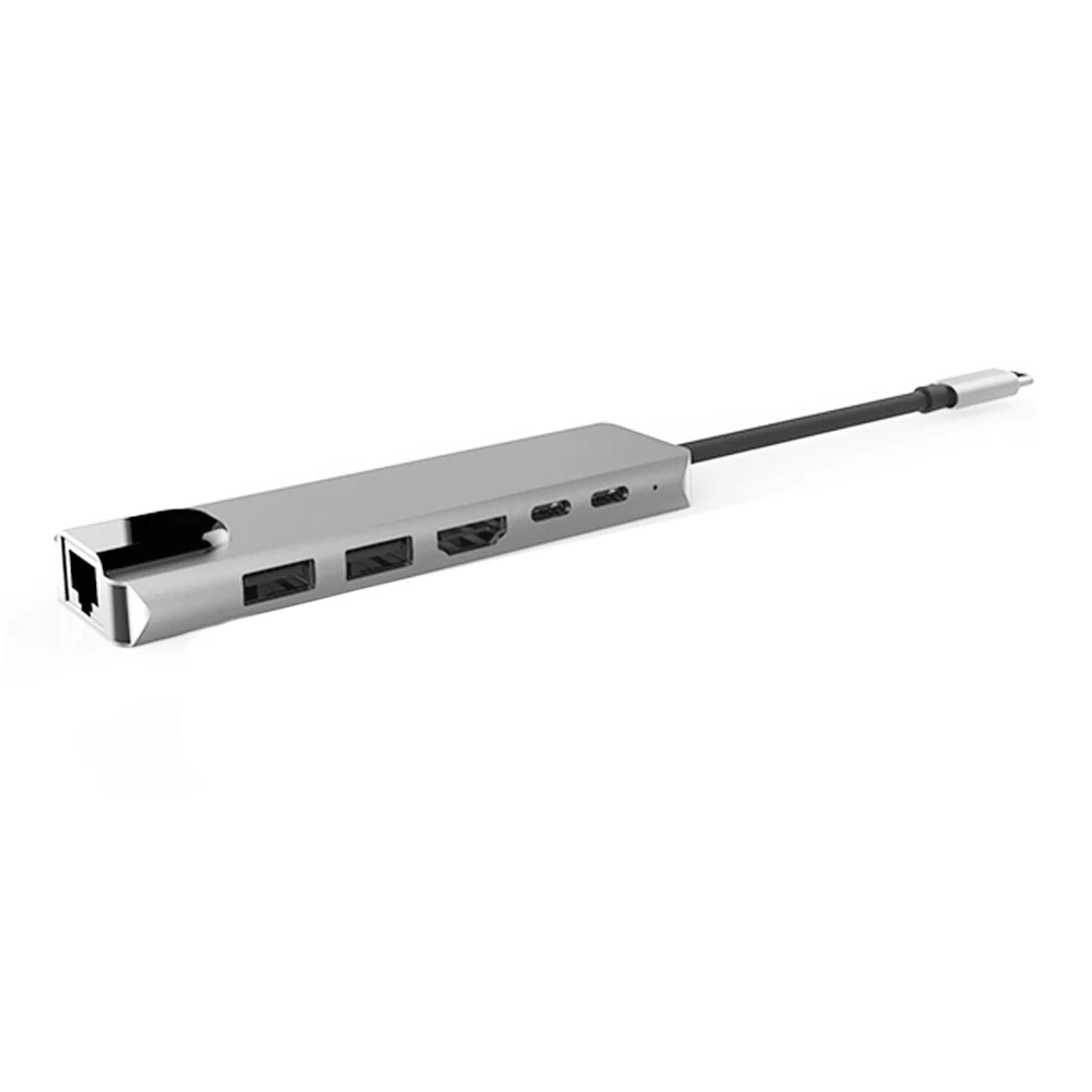 Горячая 6 в 1 USB C к HDMI многопортовый концентратор адаптер Type c с 4K 3 0 PD зарядка