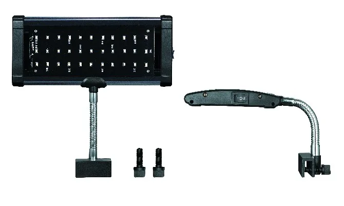 Clip light 30-150 см светодиодный водонепроницаемый светильник для аквариума, полный спектр, Светодиодный прожектор для аквариума, тропический дождь, светодиодный - Цвет: Clip light