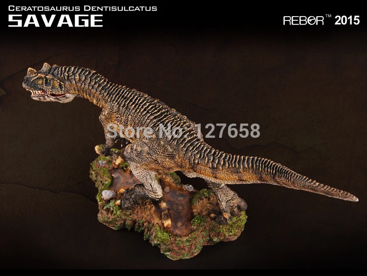 Ребор 1:35 динозавр Палеонтология SAVAGE коллекция Ceratosaurus гаражный набор статуя для