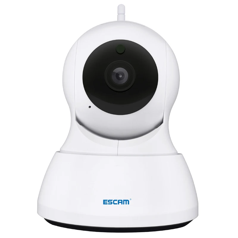 ESCAM QF007 IP Network Camera 1MP 720P WiFi IR Alarm Pan/Tilt camera Support 64G TF CARD (No Card In Package) | Безопасность и