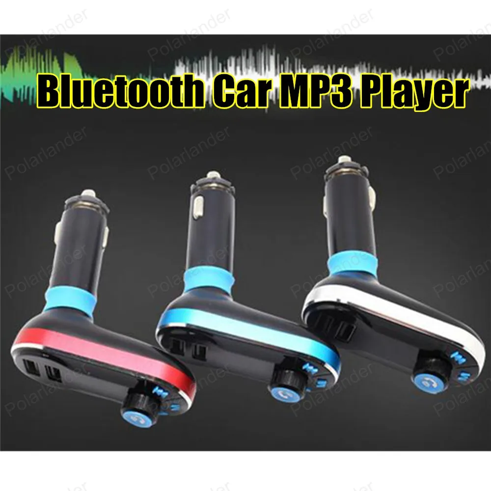 

Bluetooth MP3 PlayerHandsfree автомобильный комплект AUX Hands Free FM передатчик с двойным USB MP3 SD LCD автомобильное зарядное устройство прикуриватель