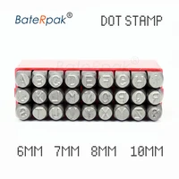 67810mm a z dotted steel sealbaterpak car chassis steel word punch stampmatrix do stamp letters27pcsbox