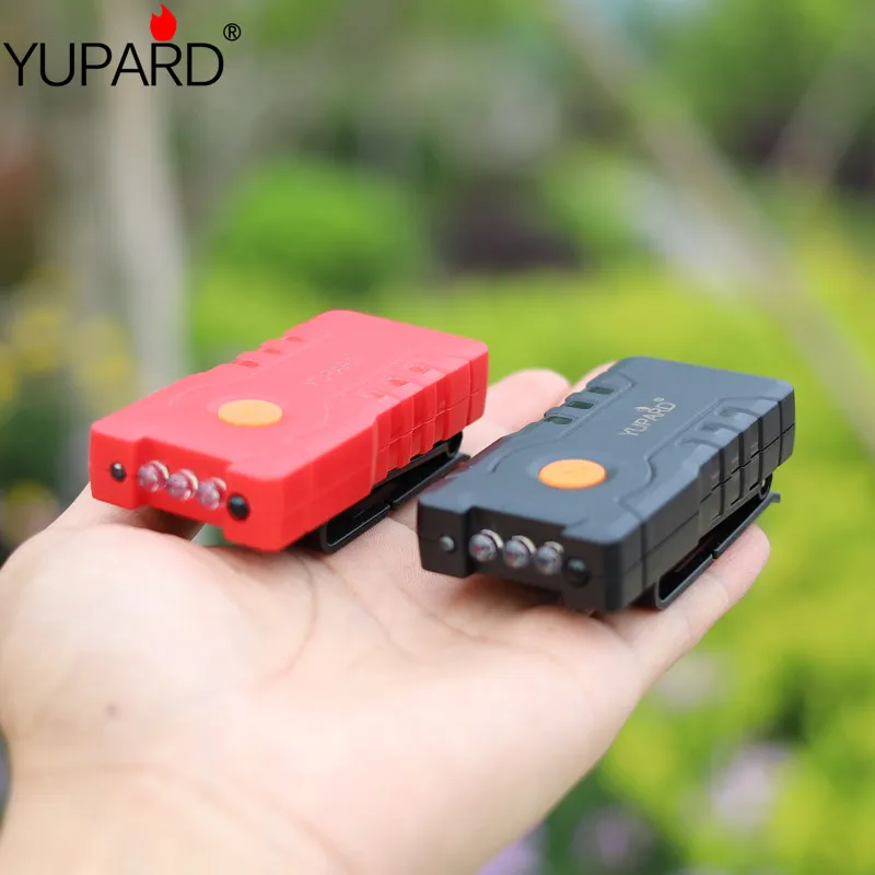 Светодиодный налобный фонарь yupard Головной с крышкой зарядкой от USB и датчиком